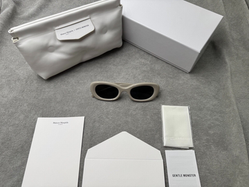 型號：mm004 Gentle Monster 聯名 Maison Margiela 灰色墨鏡