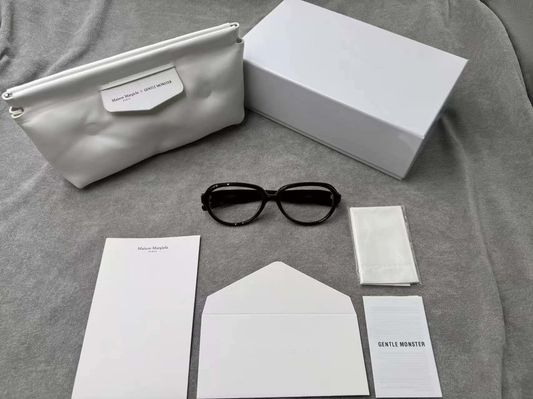 型號：mm211 Gentle Monster 聯名 Maison Margiela 黑色光學眼鏡