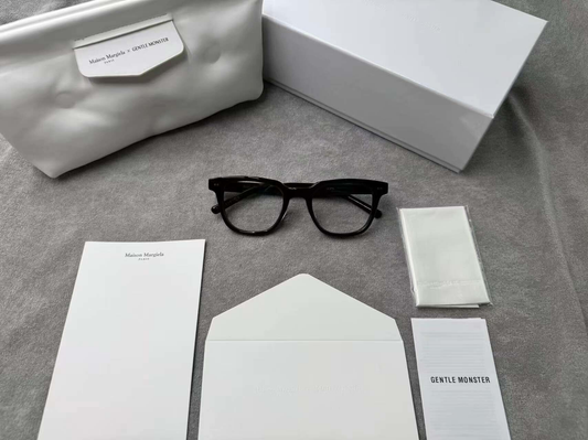 型號：mm117 Gentle Monster 聯名 Maison Margiela 黑色光學眼鏡