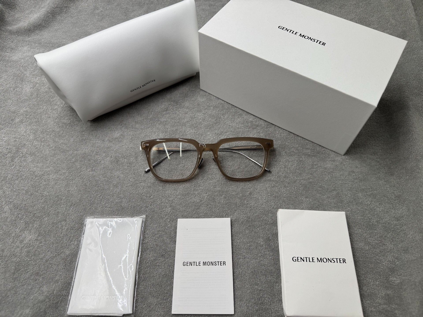 Gentle Monster 型號：Zin-GC7 尺寸：53-21-149 啡色 光學眼鏡