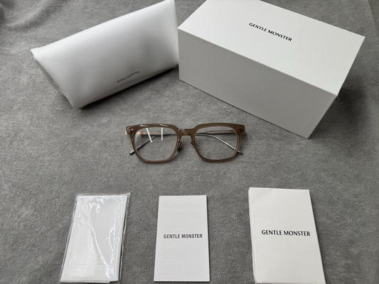 Gentle Monster 型號：Zin-GC7 尺寸：53-21-149 啡色 光學眼鏡