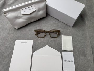 型號：mm010 Gentle Monster 聯名 Maison Margiela 啡茶色平光鏡