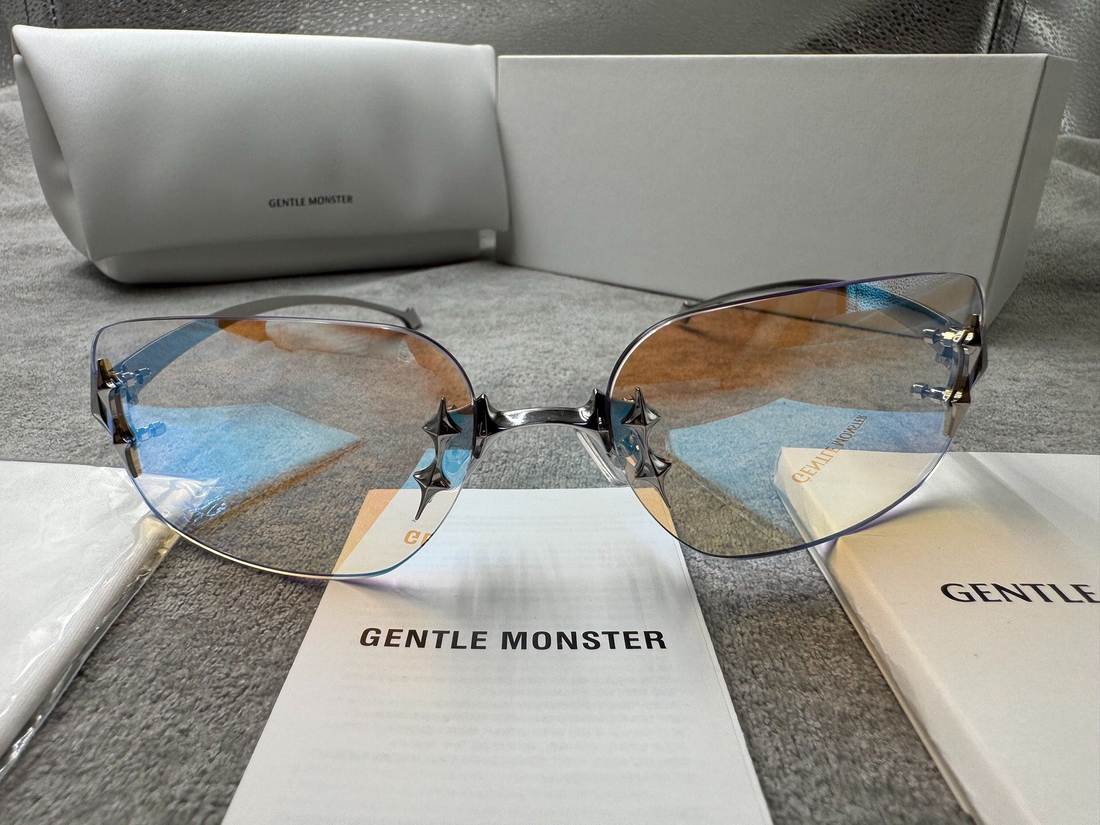 Gentle Monster 型號：Ttl 02 尺寸：66-17-135 太陽眼鏡 橘色鏡片