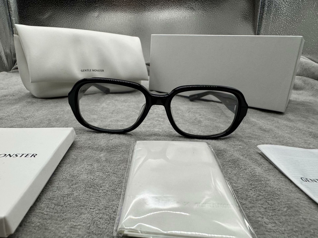 型號：mm114 Gentle Monster 聯名 Maison Margiela 黑色平光鏡