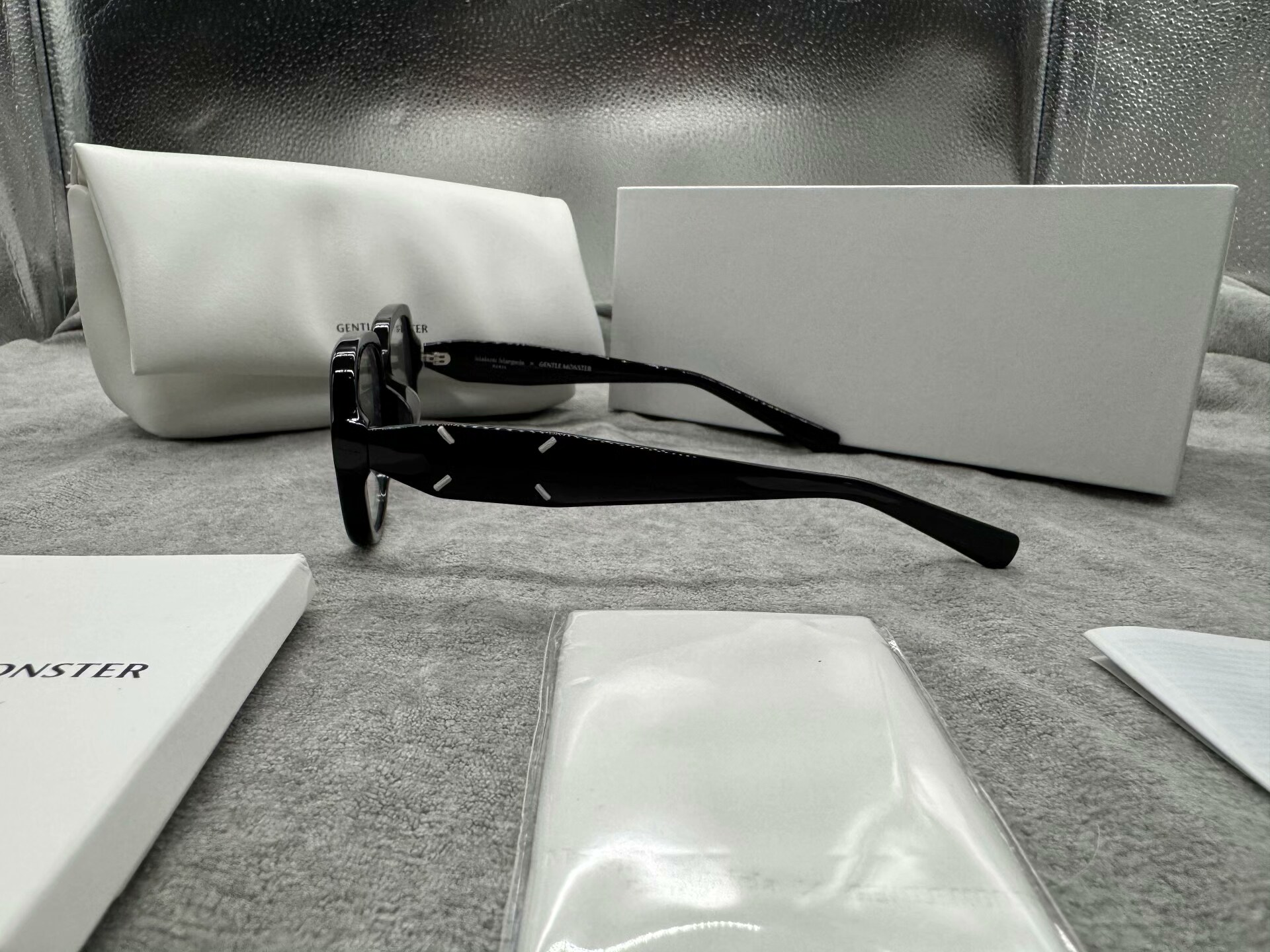 型號：mm114 Gentle Monster 聯名 Maison Margiela 黑色平光鏡