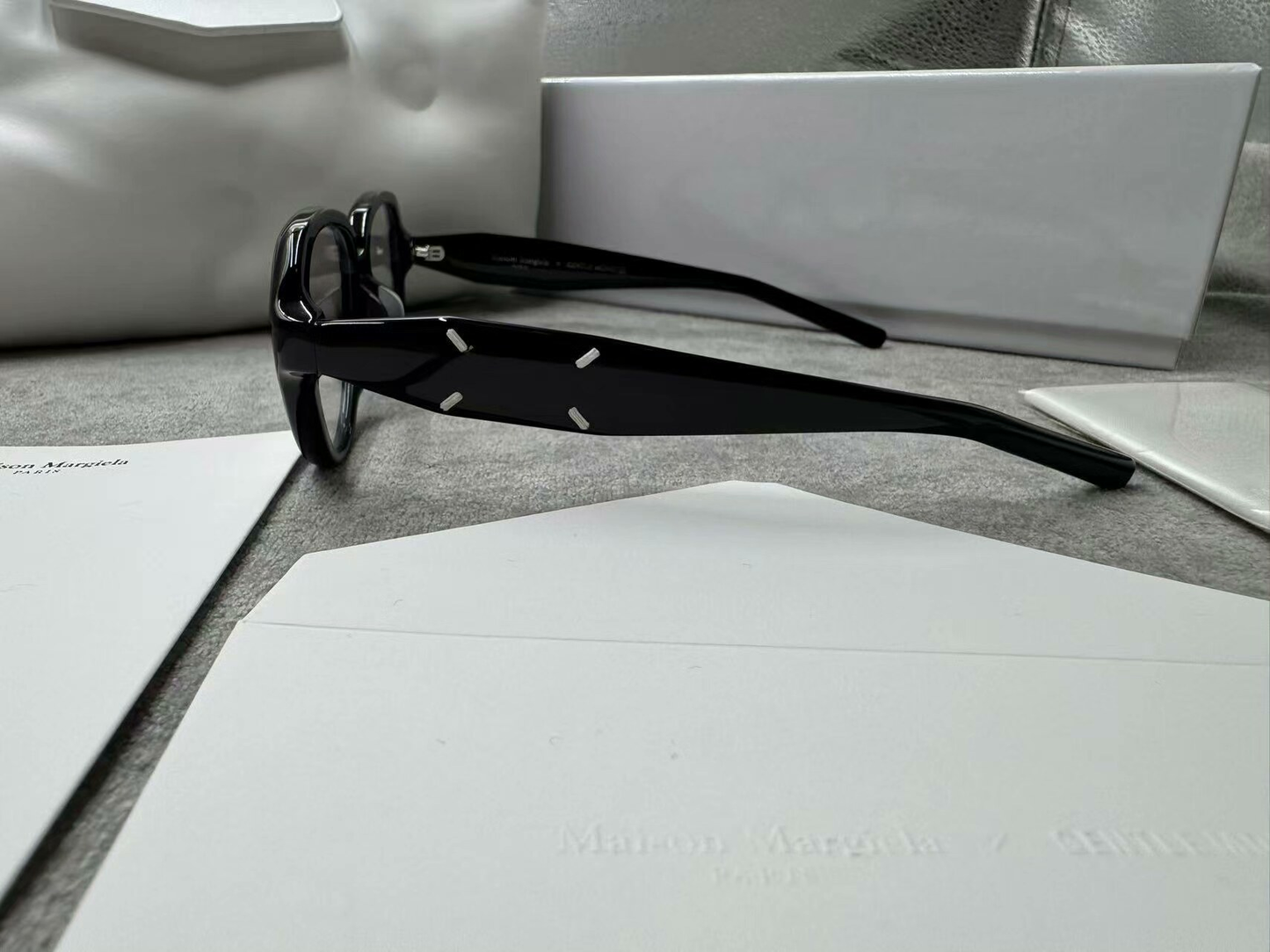 型號：mm211 Gentle Monster 聯名 Maison Margiela 黑色光學眼鏡