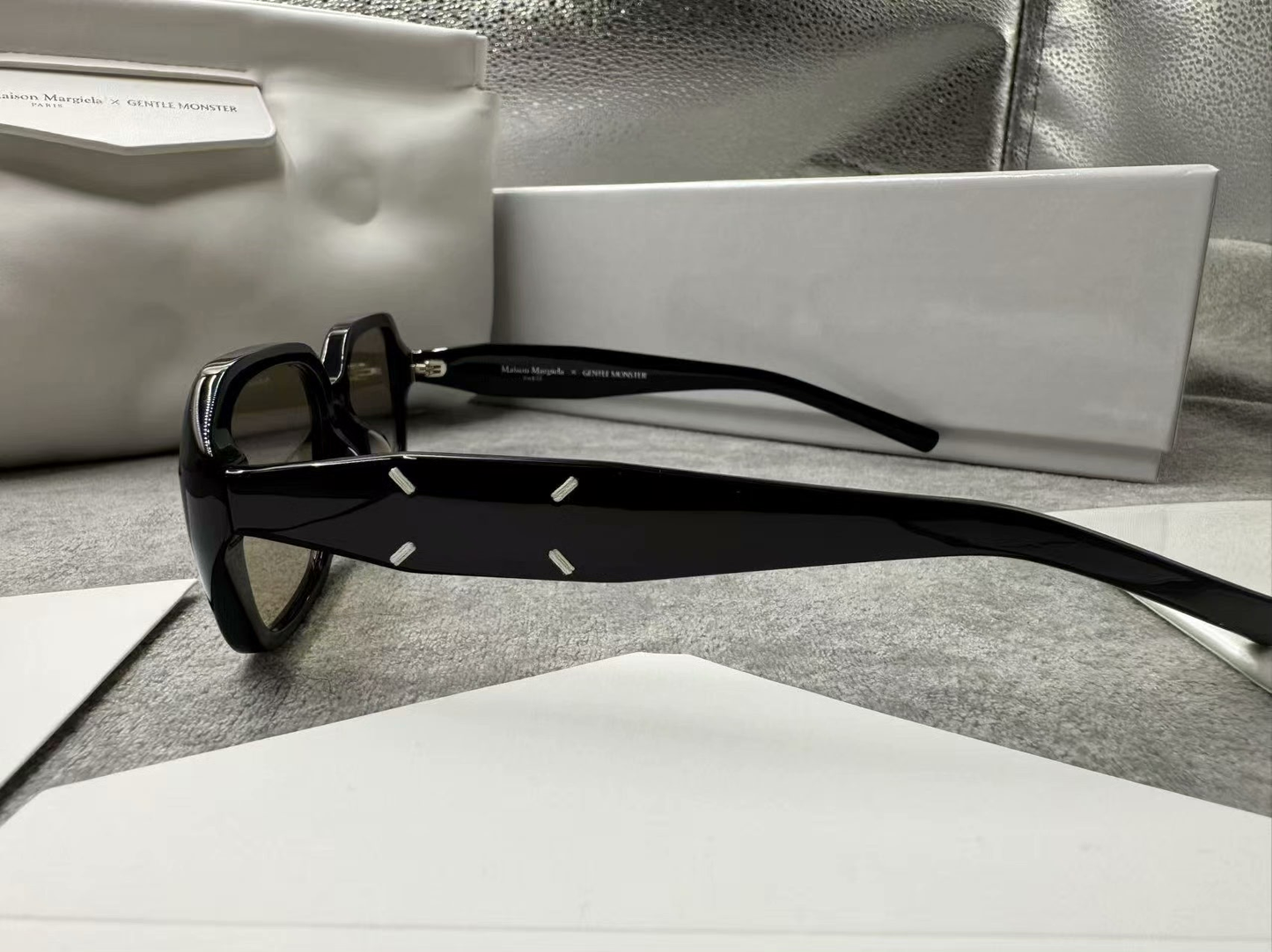 型號：mm212 Gentle Monster 聯名 Maison Margiela 黑色茶色鏡