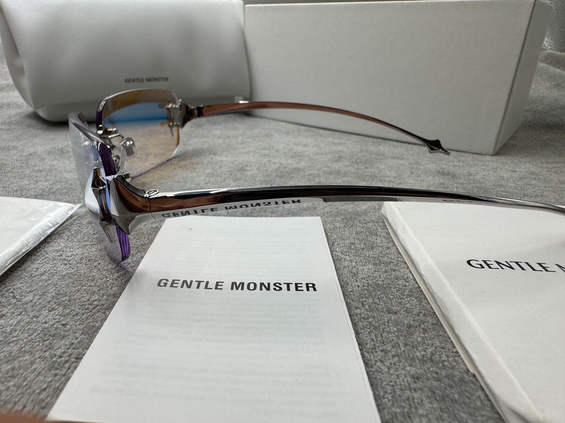 Gentle Monster 型號：Ttl 02 尺寸：66-17-135 太陽眼鏡 橘色鏡片