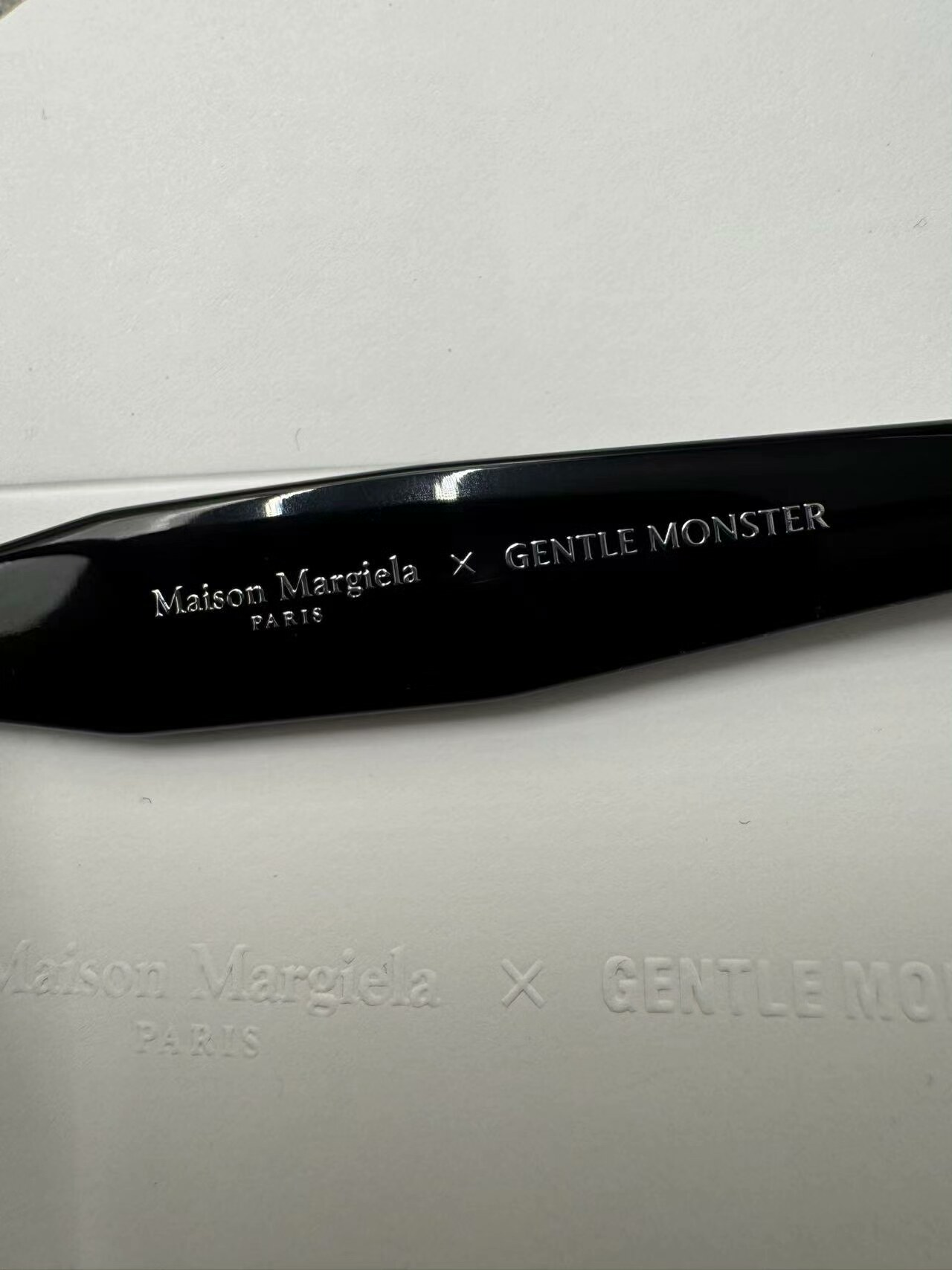 型號：mm212 Gentle Monster 聯名 Maison Margiela 黑色平光鏡