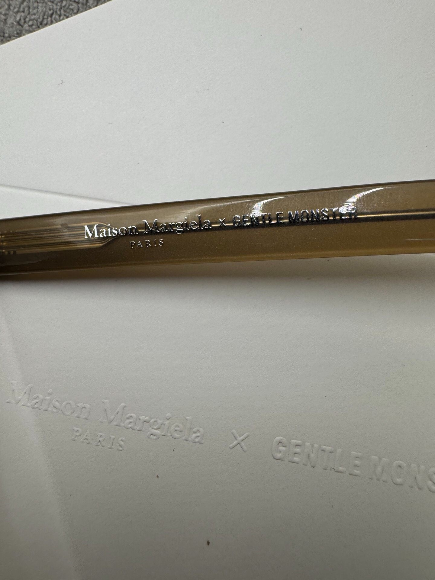 型號：mm010 Gentle Monster 聯名 Maison Margiela 啡茶色平光鏡