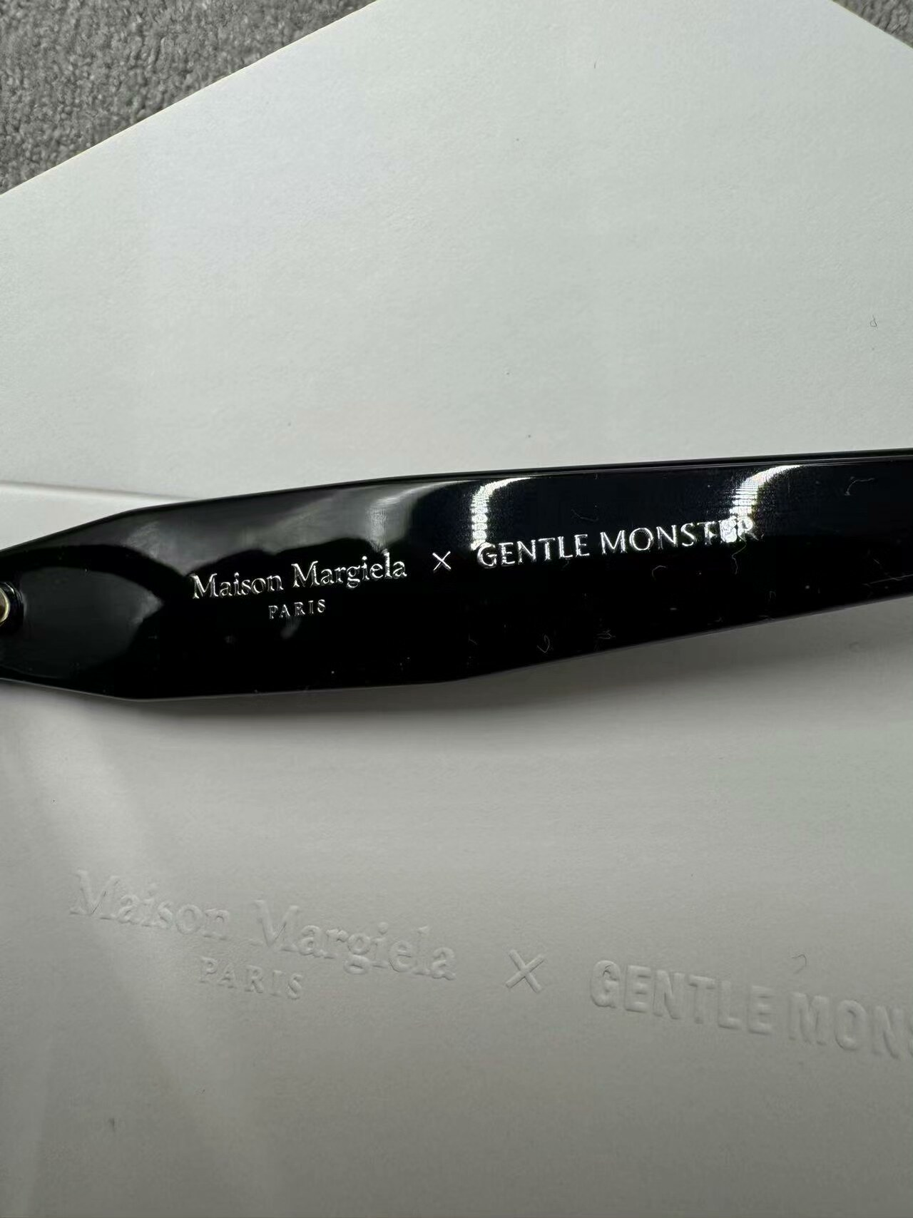 型號：mm209 Gentle Monster 聯名 Maison Margiela 黑色平光鏡