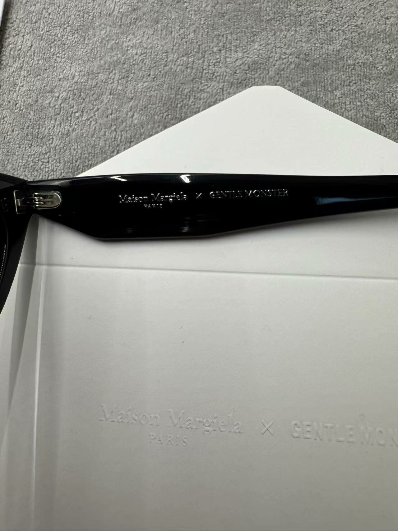 型號：mm208 Gentle Monster 聯名 Maison Margiela 黑色墨鏡