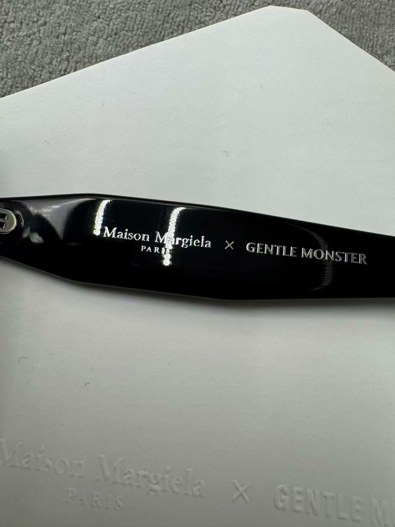 型號：mm211 Gentle Monster 聯名 Maison Margiela 黑色光學眼鏡