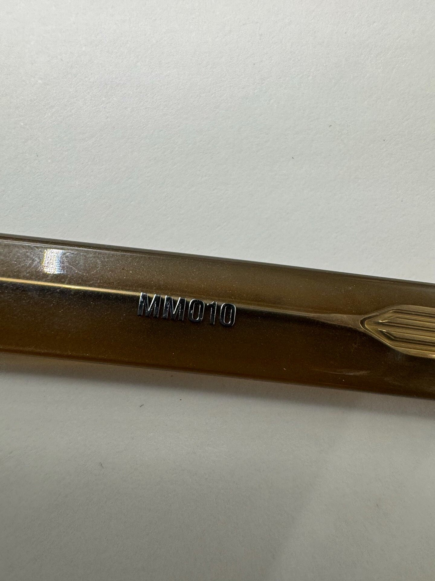 型號：mm010 Gentle Monster 聯名 Maison Margiela 啡茶色平光鏡