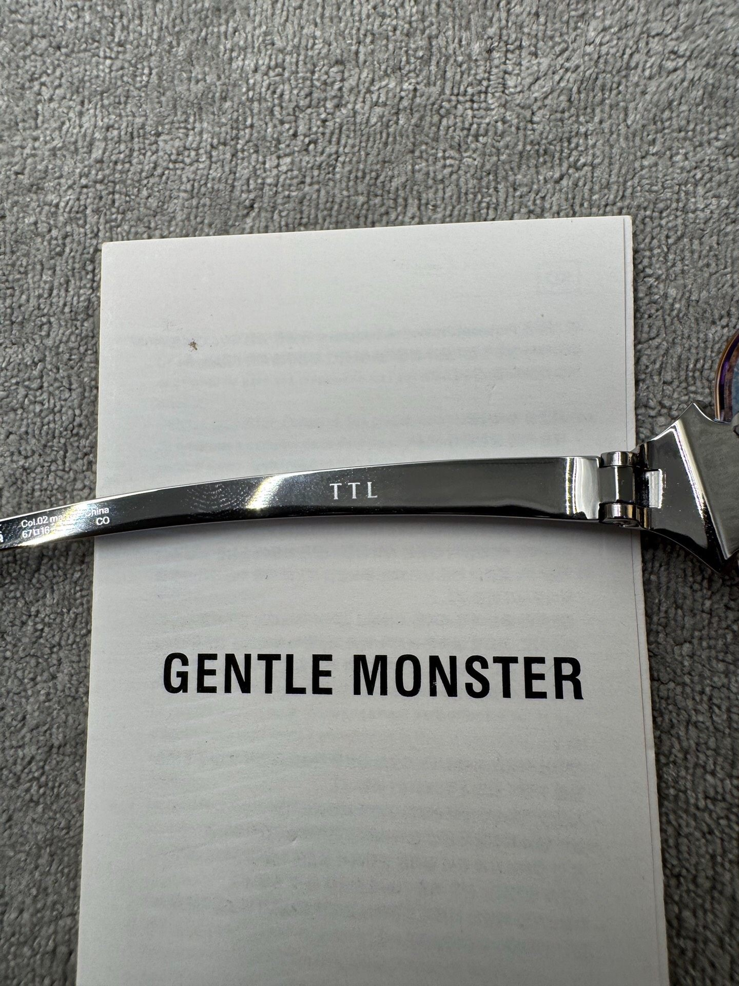 Gentle Monster 型號：Ttl 02 尺寸：66-17-135 太陽眼鏡 橘色鏡片