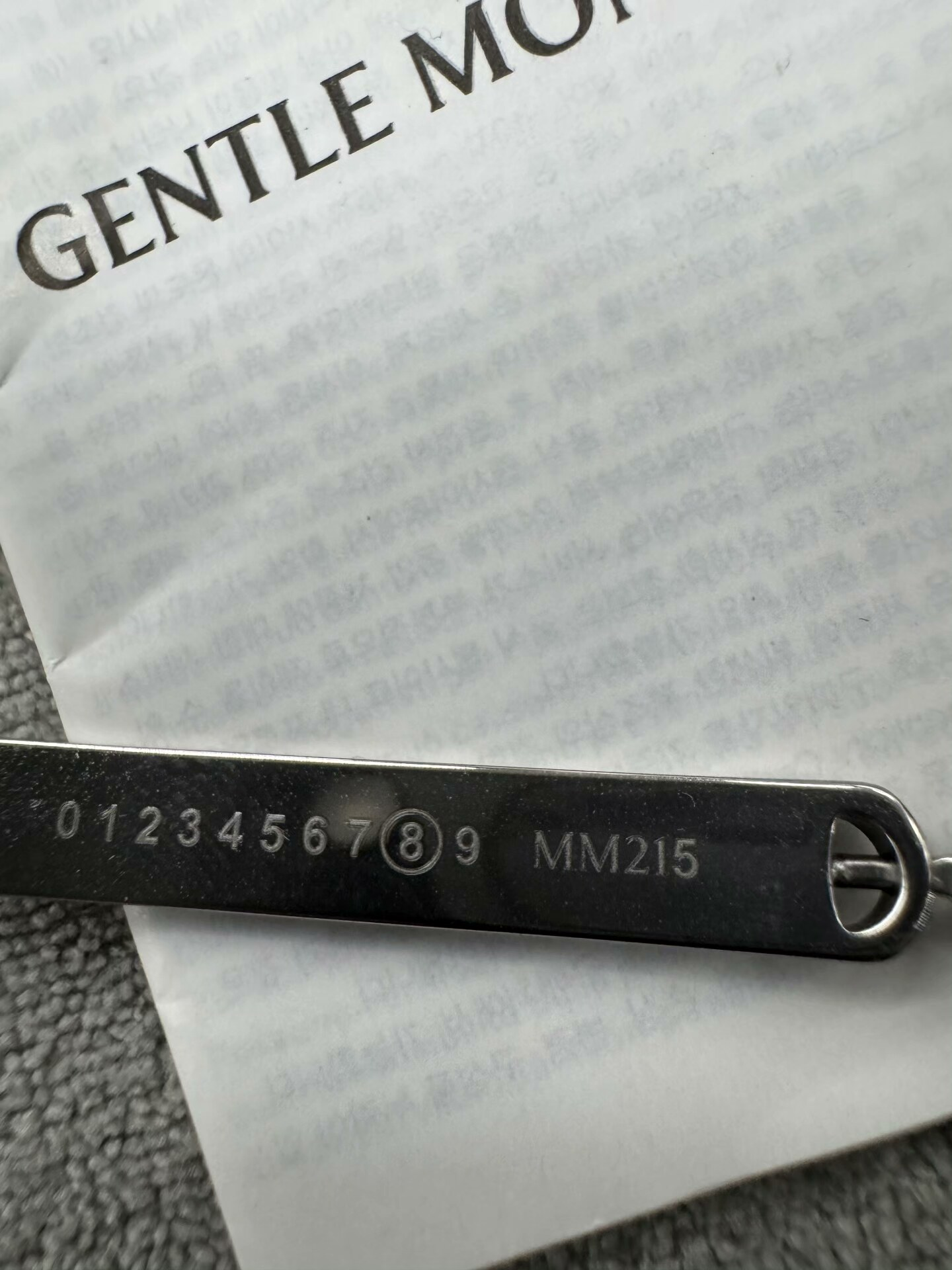 型號：mm215 Gentle Monster 聯名 Maison Margiela 黑色平光鏡