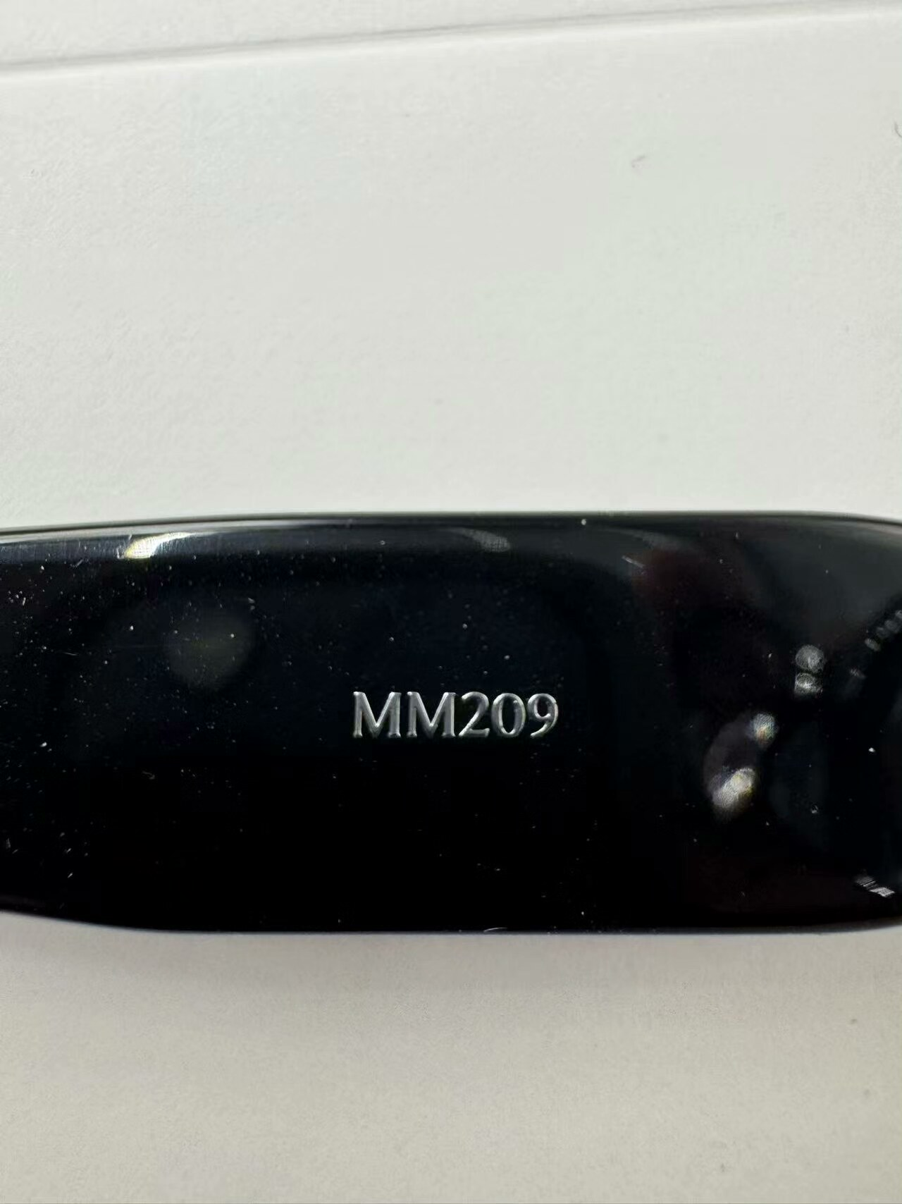 型號：mm209 Gentle Monster 聯名 Maison Margiela 黑色平光鏡