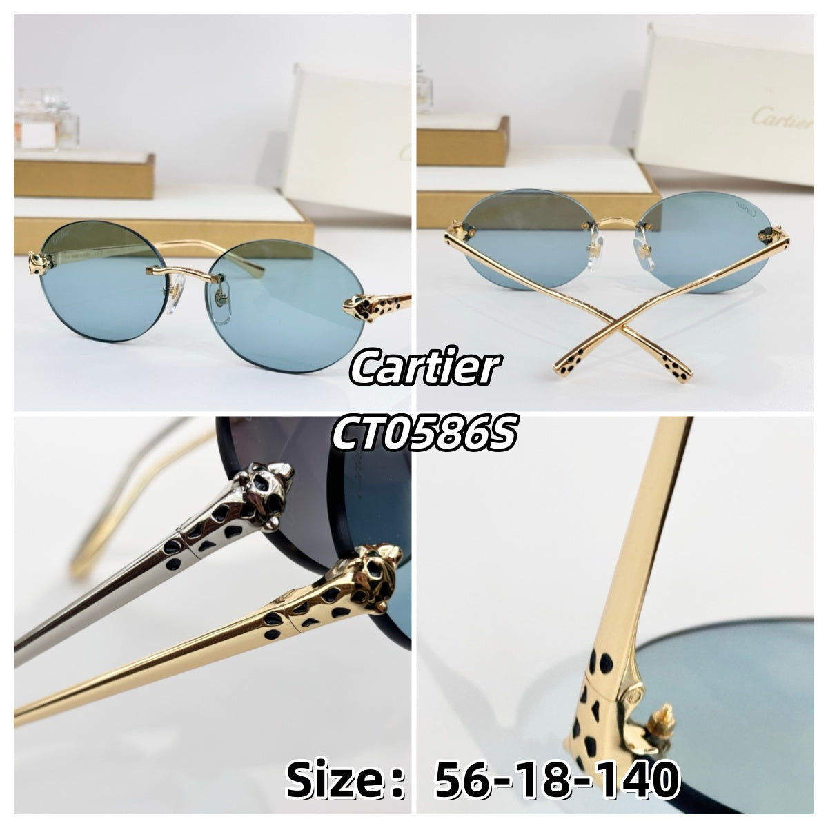 Cartier  CT0586S Size：56口18-140