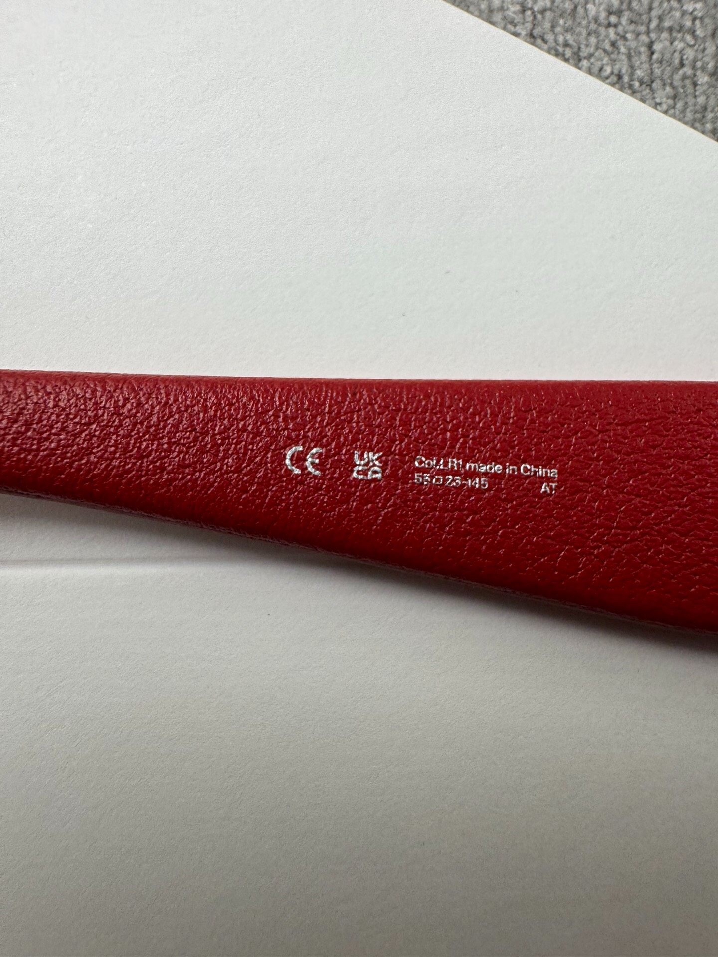 型號：mm205 Gentle Monster 聯名 Maison Margiela 紅色皮質墨鏡