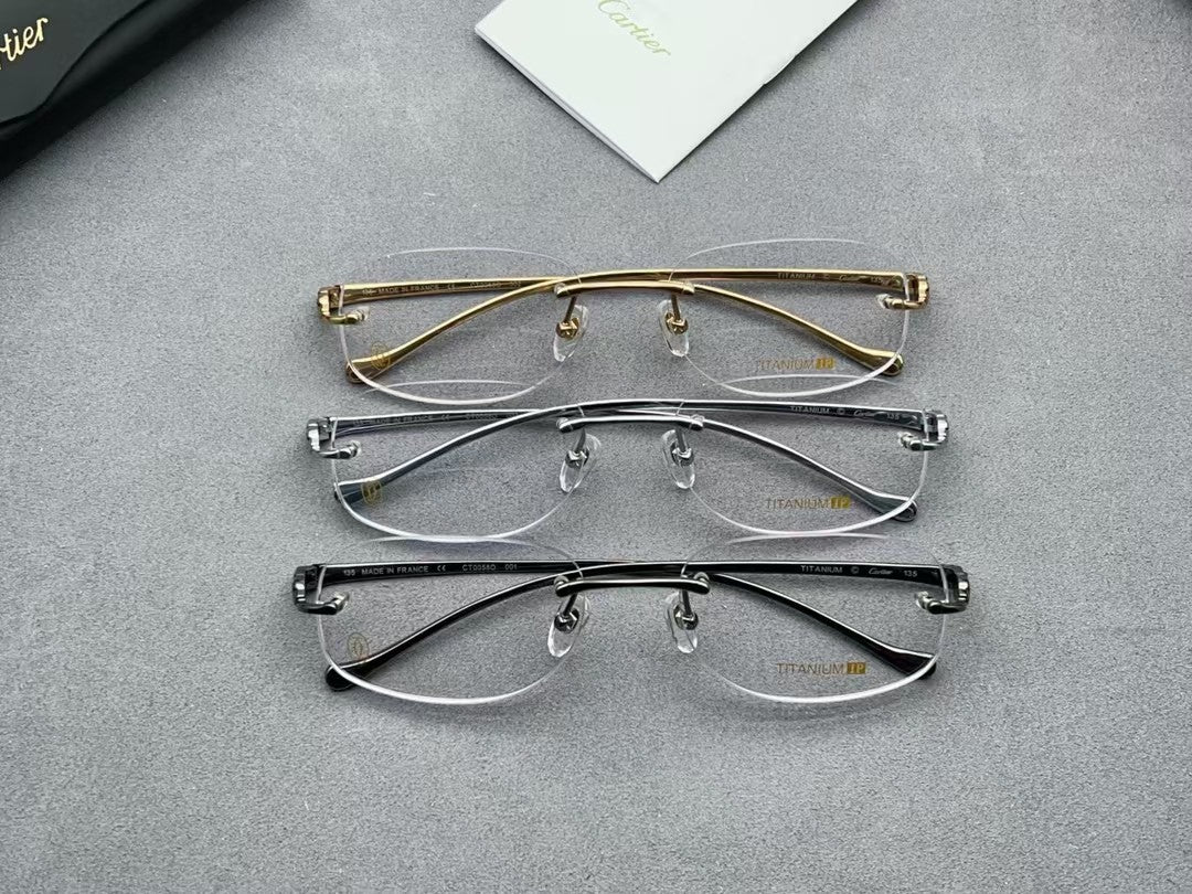 Cartier 純鈦眼鏡 CT0058O SIZE 54口18-135