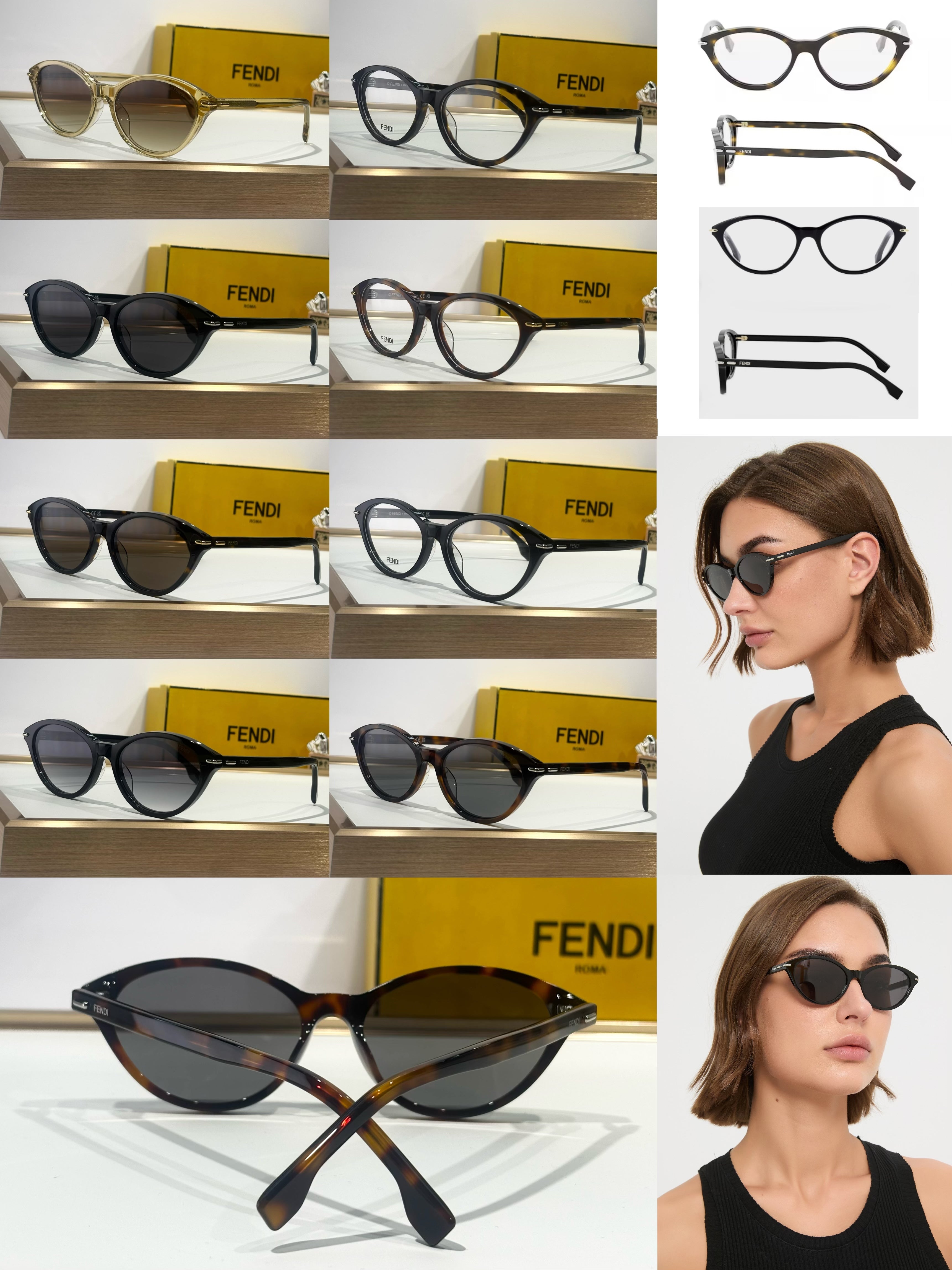 Fendi MODEL：FE50126I  SIZE：53口16-140 0310140