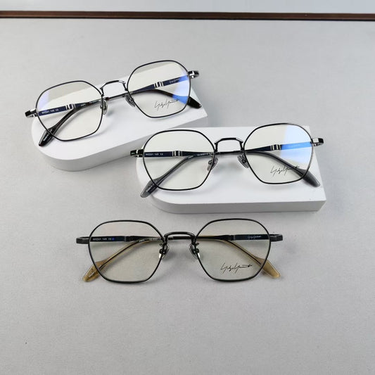 全新Yohji Yamamoto 山本耀司19-0091 純鈦眼鏡 尺寸 50口21-140