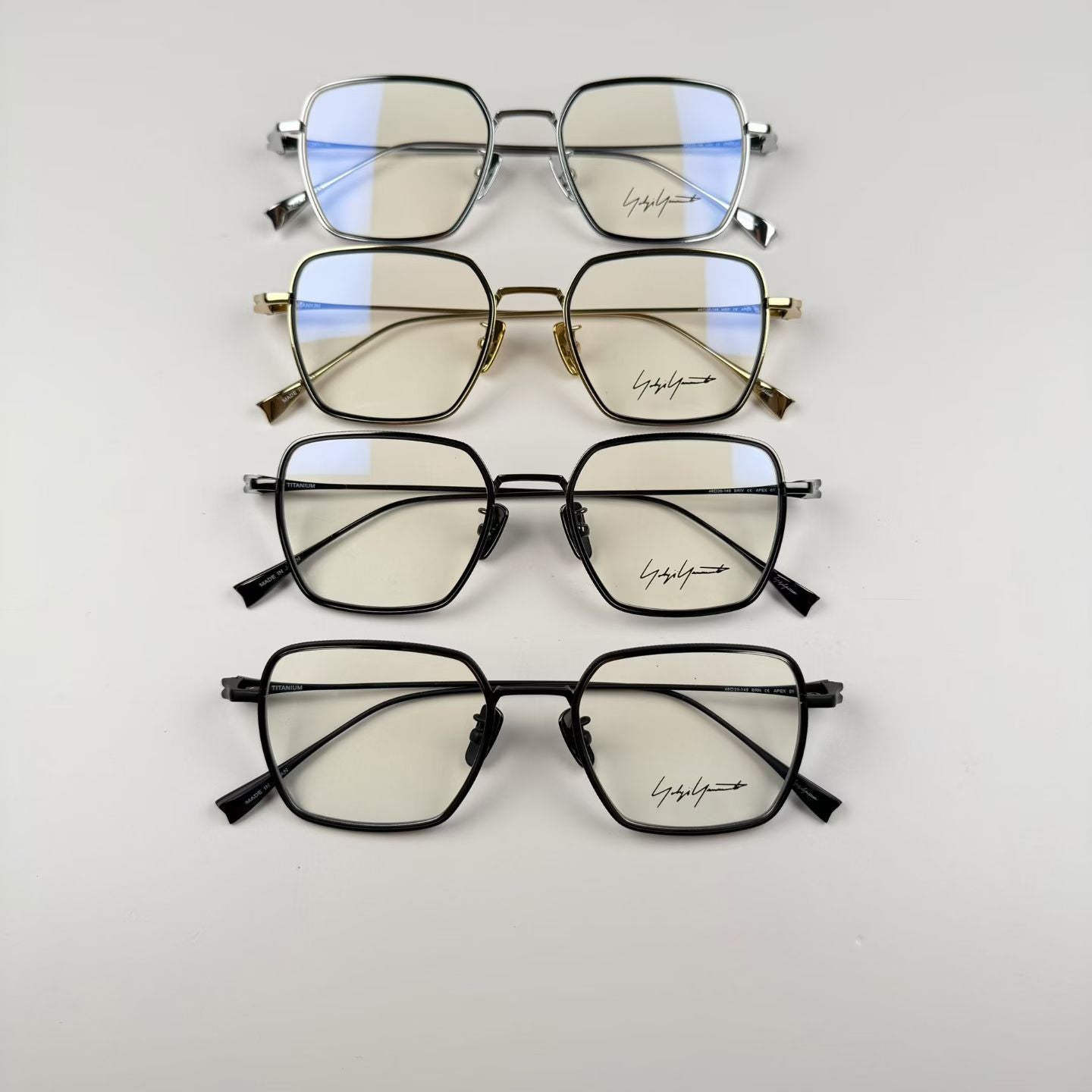 日本 Yohji Yamamoto APEX 01 男女眼鏡 新品 size：48-20-145總寬143框高45