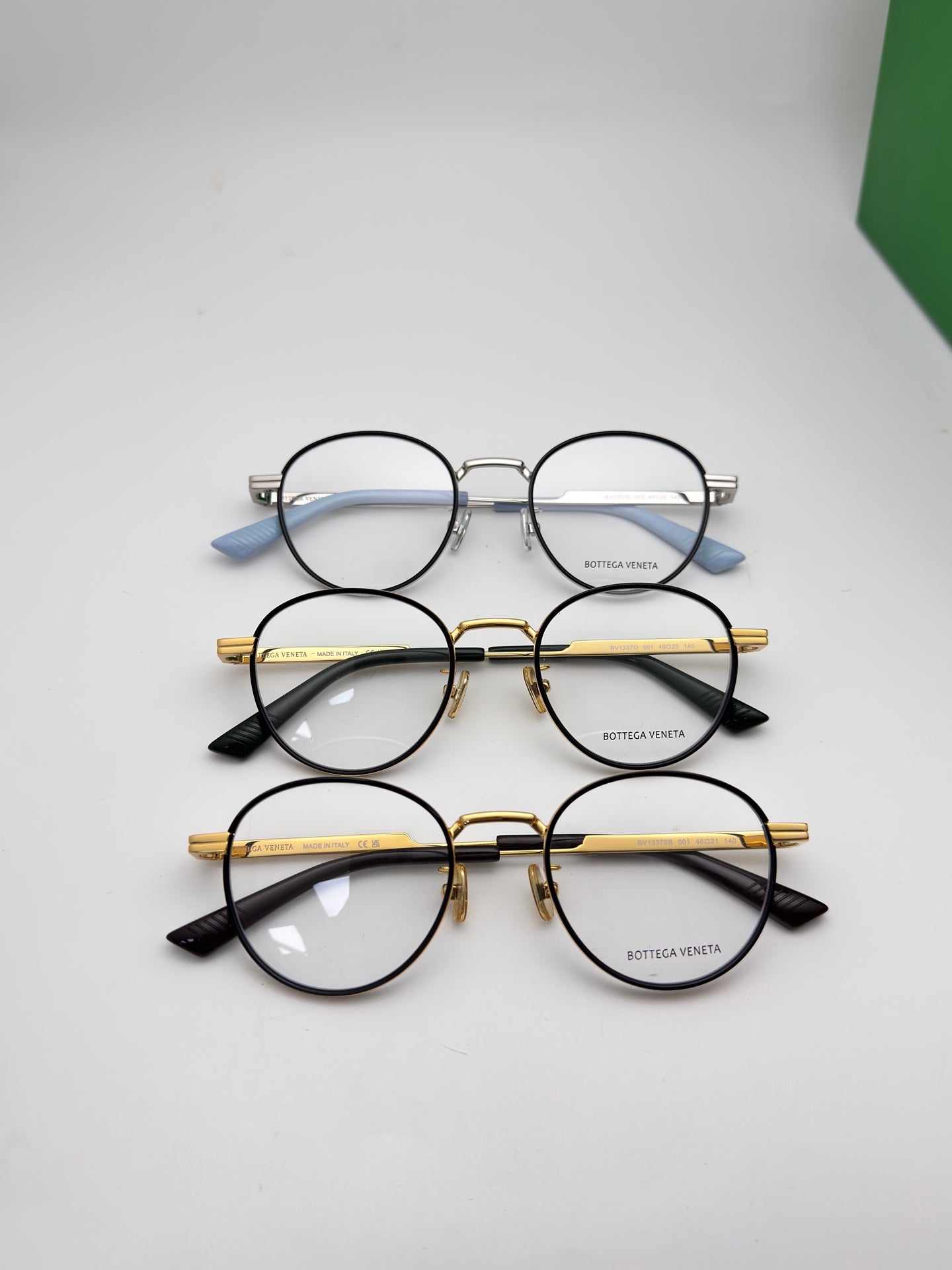 Bottega Veneta眼鏡型號BV1337O，尺寸49-20-145