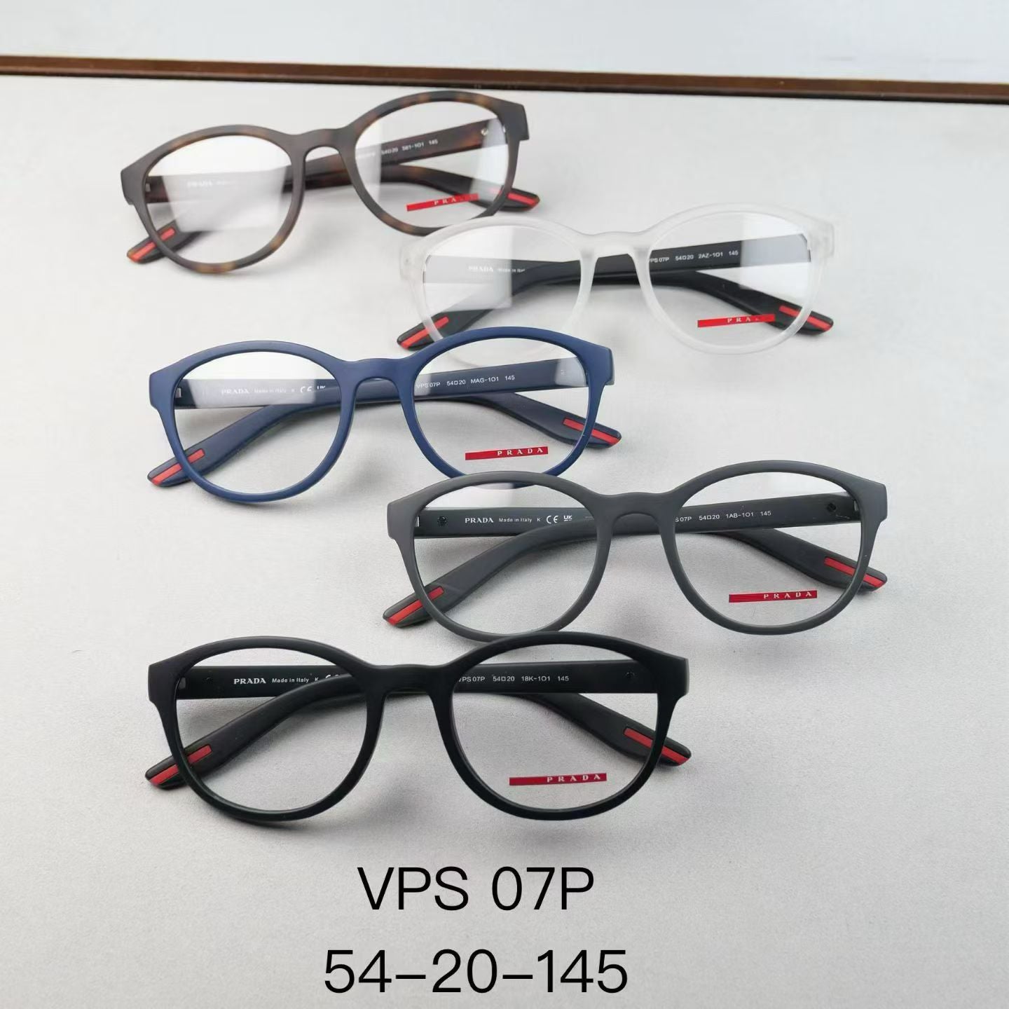 PRADA 眼鏡框 VPS07P 型 尺寸54-20-145