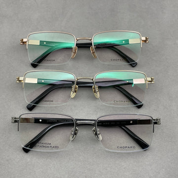 CHOPARD 蕭邦 男女款商務眼鏡VCHL39D牛角鏡腳size：55-20-145總寬145框高38