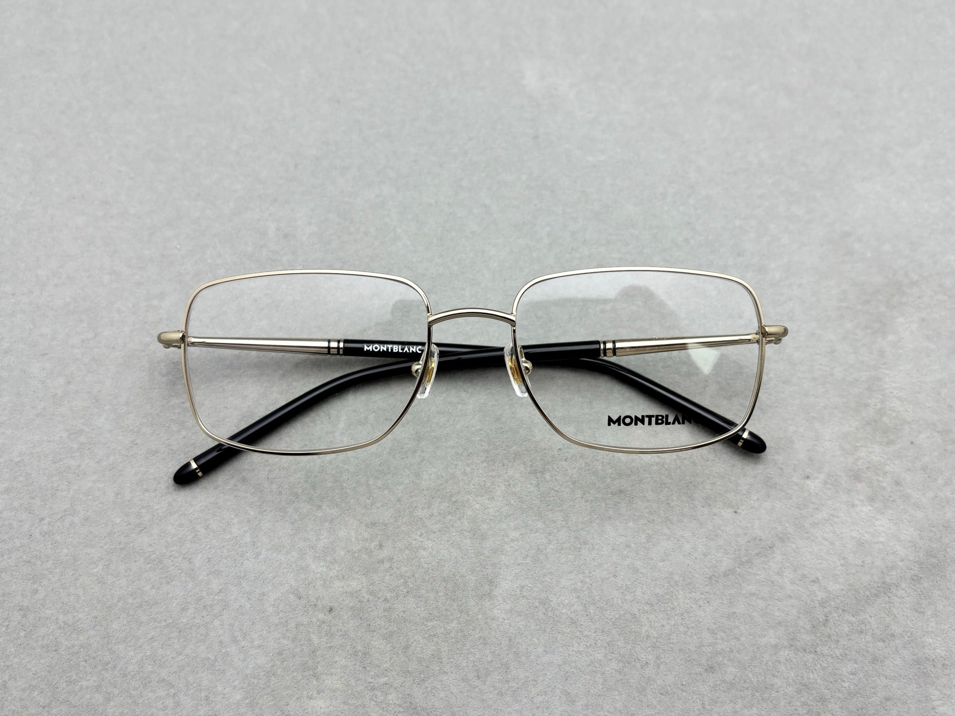 正品 MONT BLANC 男女商務款眼鏡 新品 size：55-18-145總寬143框高40