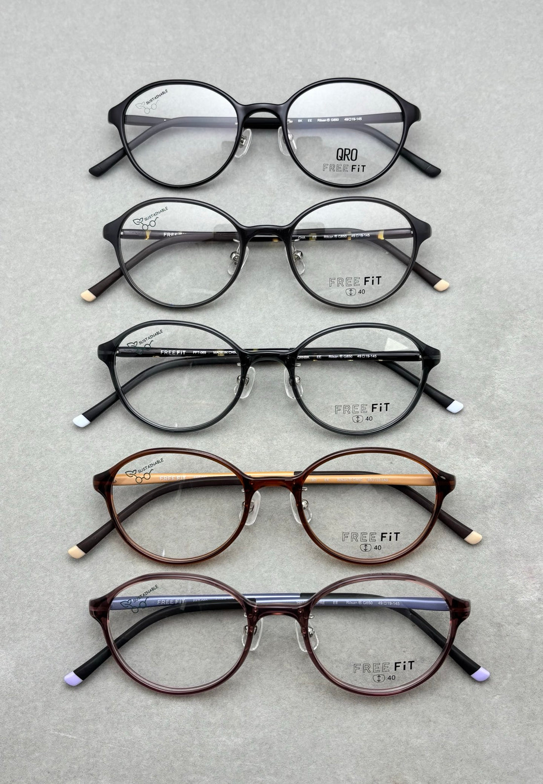 日本品牌 FREE FiT 女款眼鏡框 size：49-19-145總寬137框高44