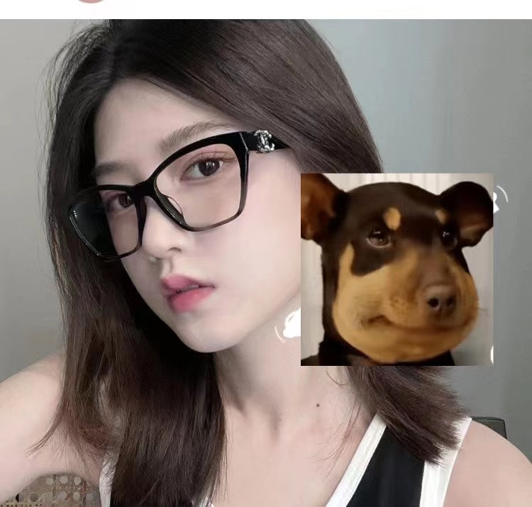 CHANEL 女款眼鏡 size：54-16-140總寬138框高48