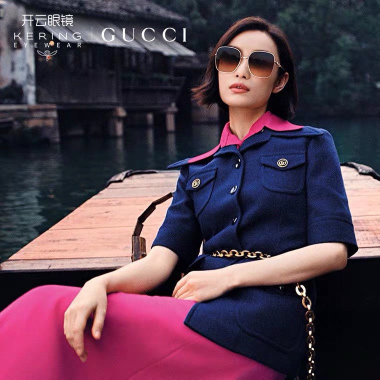 GUCCI GG0879S  男女款太阳镜   size：61-18-140