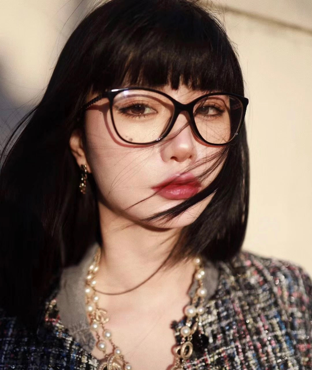 CHANEL 3408 男女眼鏡框 size：54-16-140總寬138框高4