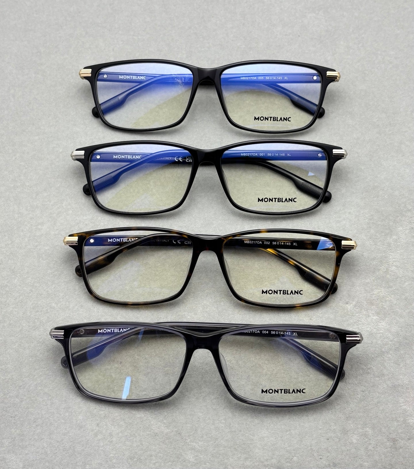 MONT BLANC MB0217OA男女眼鏡 size：56-14-145總寬140框高40