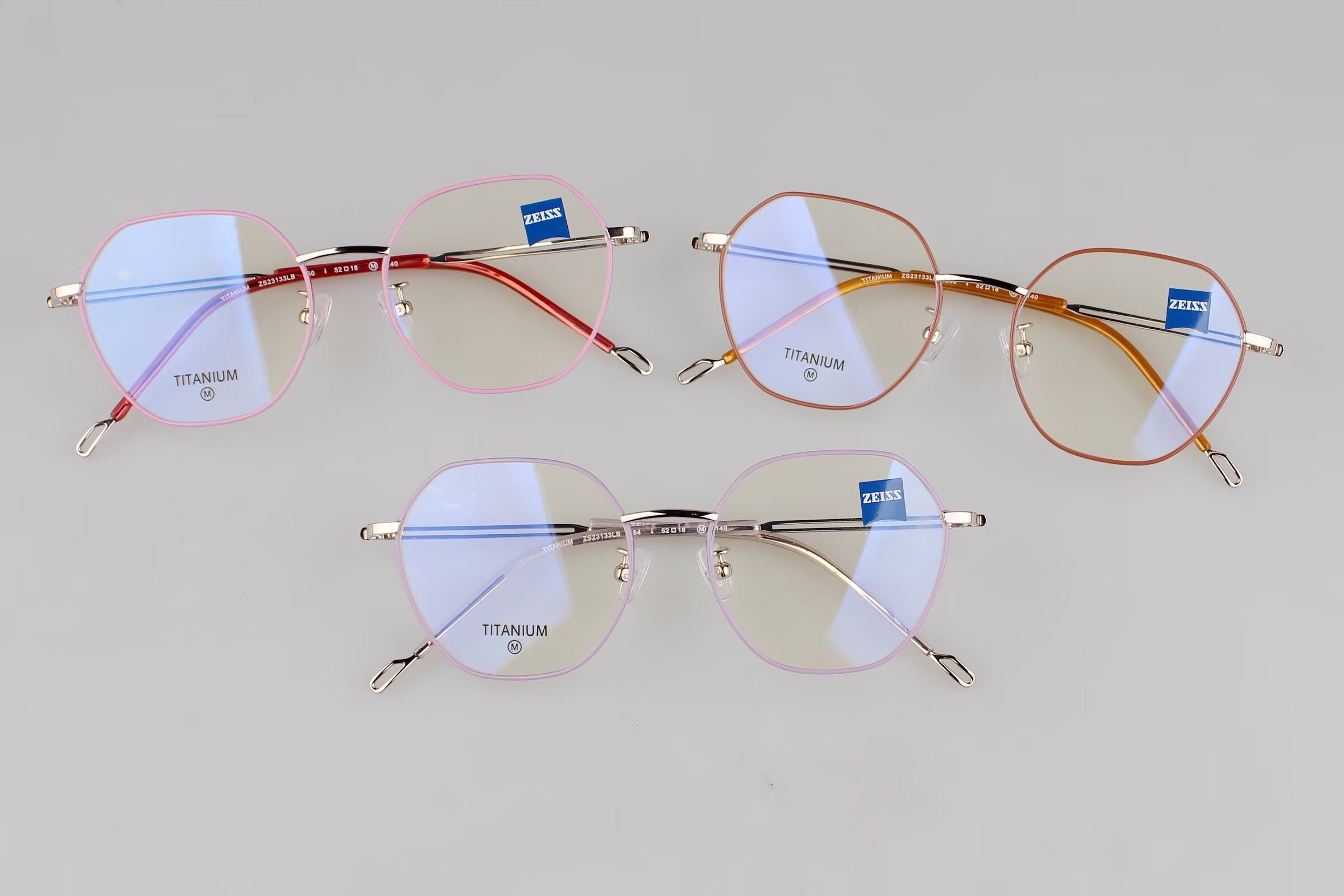 ZEISS 眼鏡框新品 ZS23133LB 尺寸 52口18-140