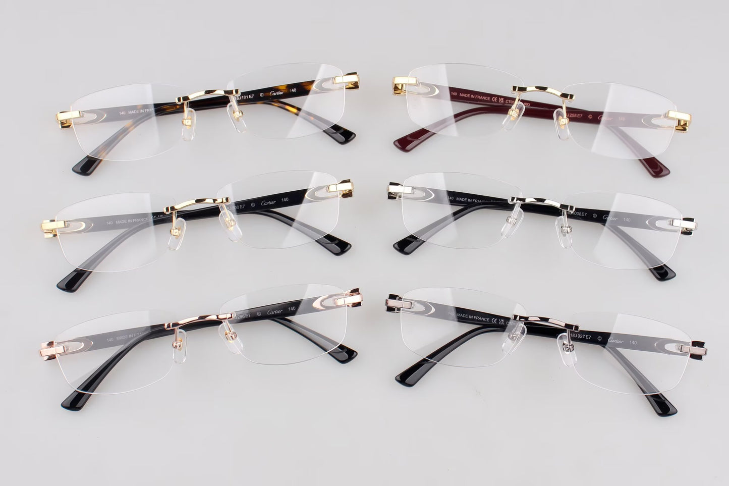 新款Cartier CT0318O眼镜尺码  52口16-140