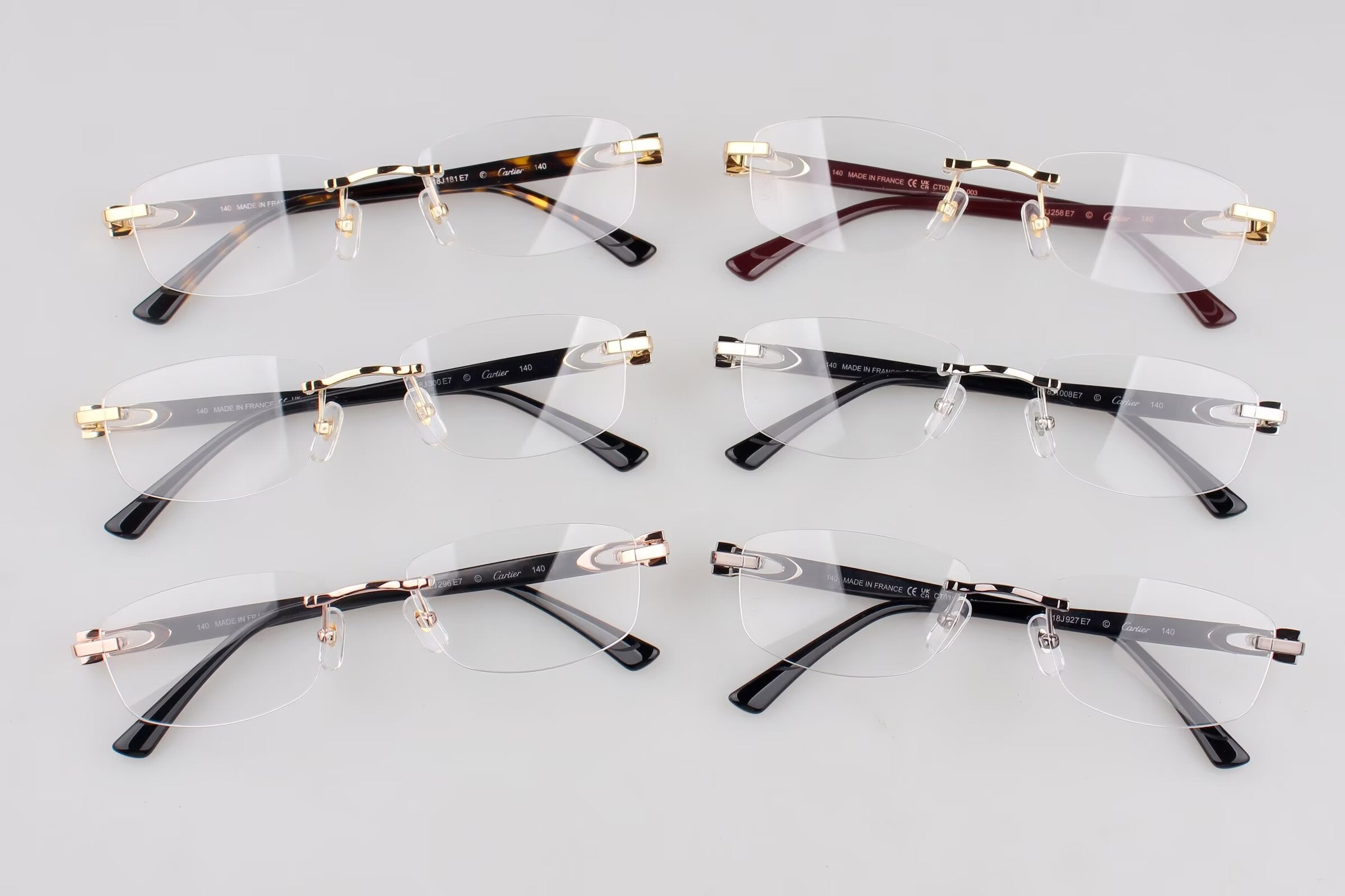 新款Cartier CT0318O眼镜尺码  52口16-140