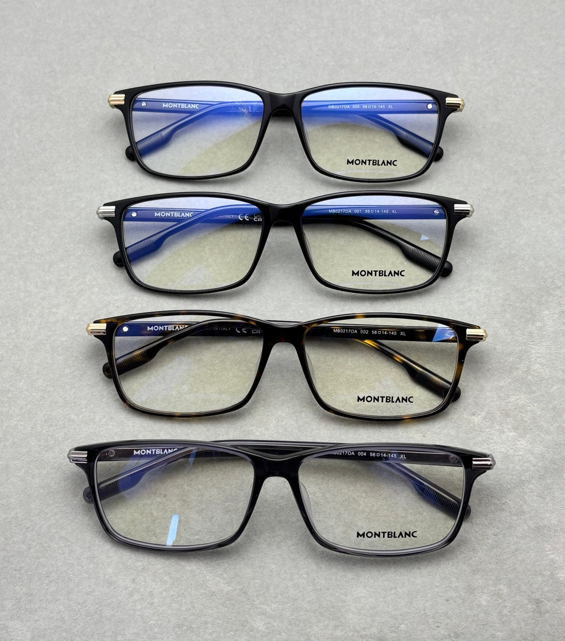 MONT BLANC MB0217OA男女眼鏡 size：56-14-145總寬140框高40
