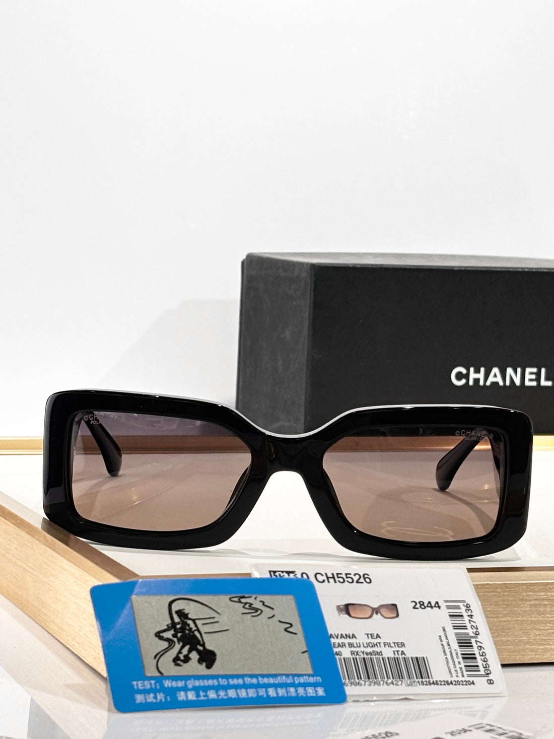 CHANEL 黑 CH5526 SIZE：61口20-140