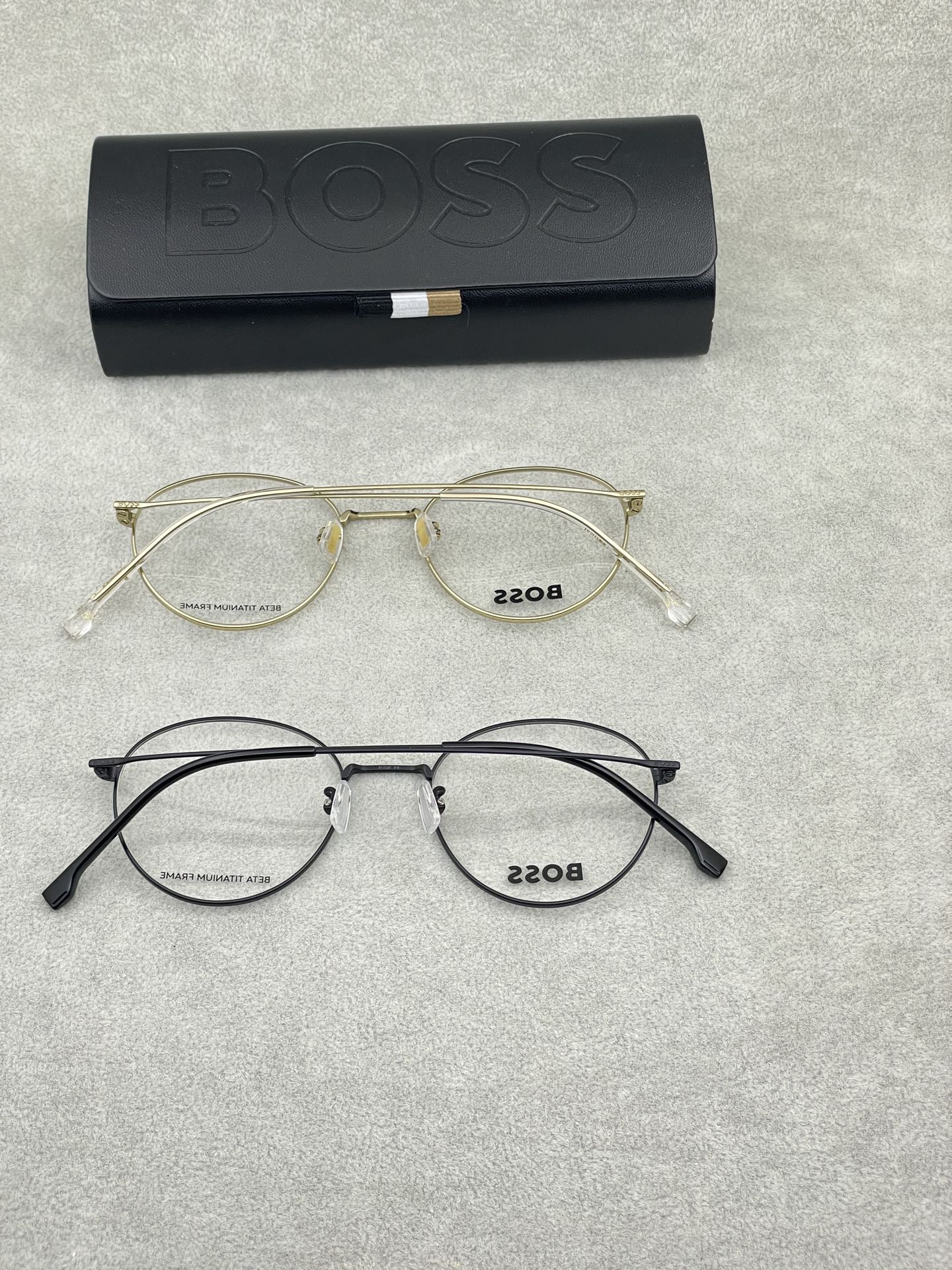 BOSS純鈦眼鏡男女款 1962F 尺寸51-29-150
