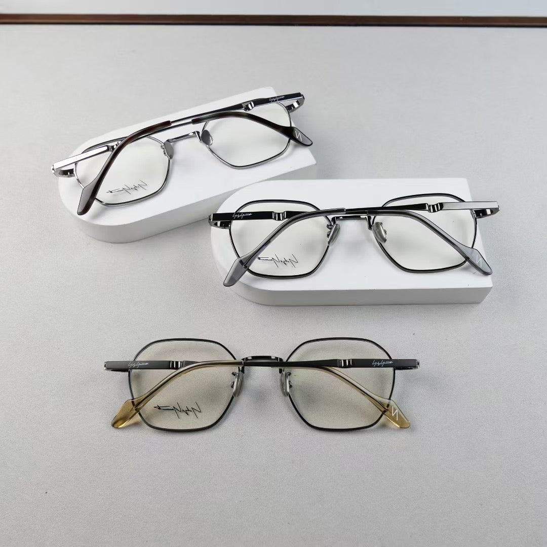 全新Yohji Yamamoto 山本耀司19-0091 純鈦眼鏡 尺寸 50口21-140