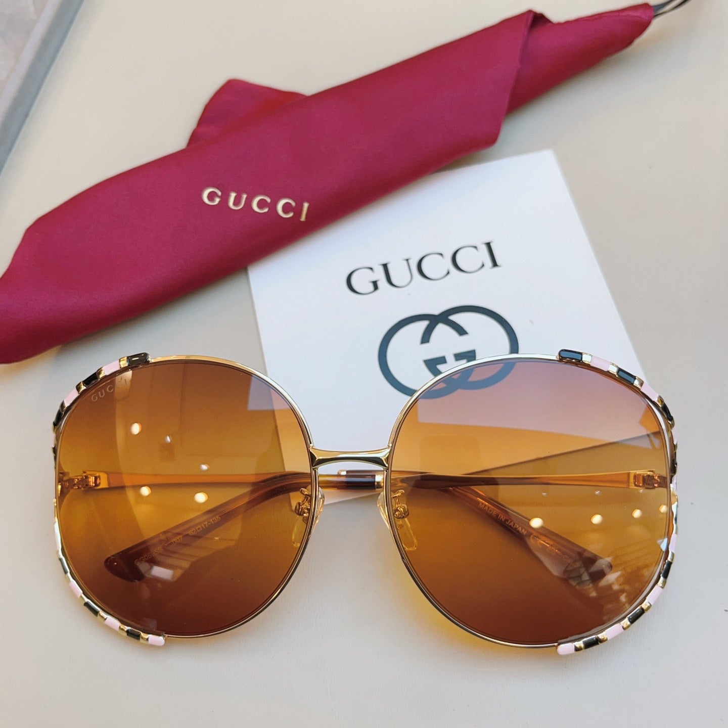 GUCCI GG0595 size：64口17-135 太陽鏡