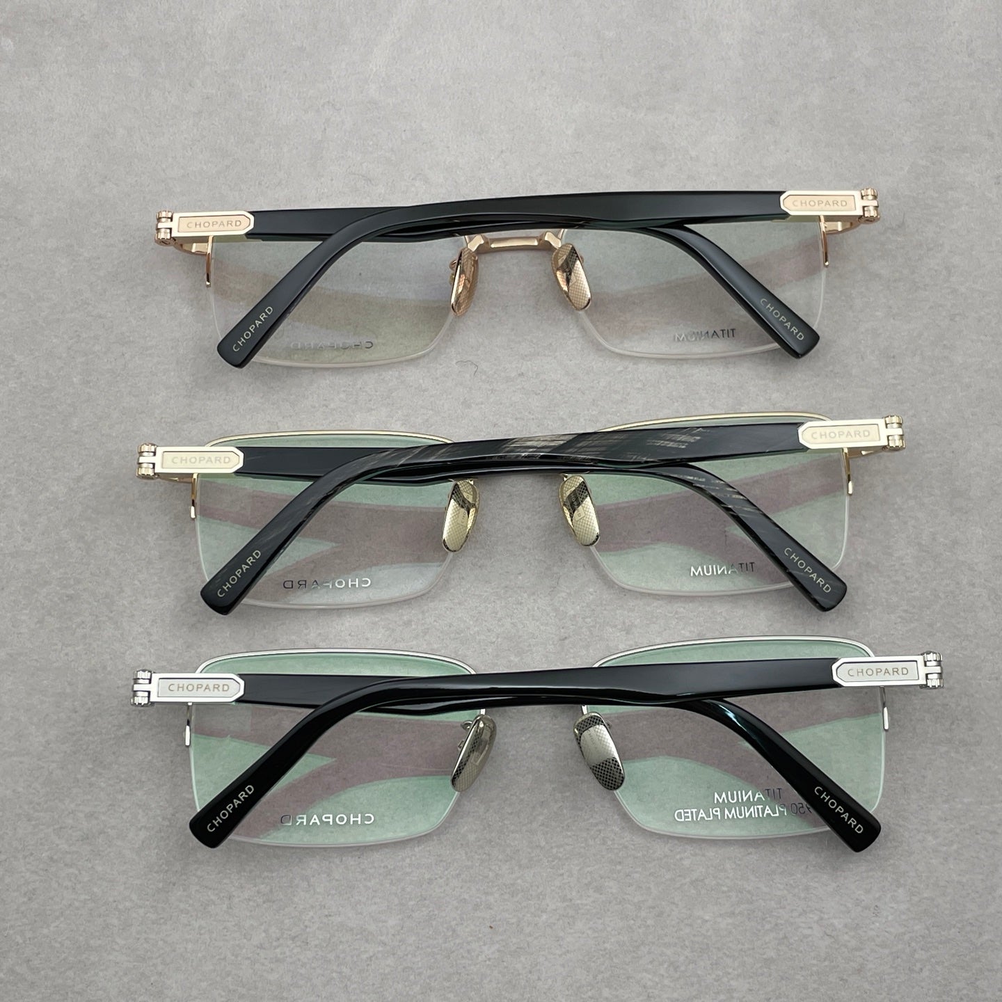 CHOPARD 蕭邦 男女款商務眼鏡VCHL39D牛角鏡腳size：55-20-145總寬145框高38