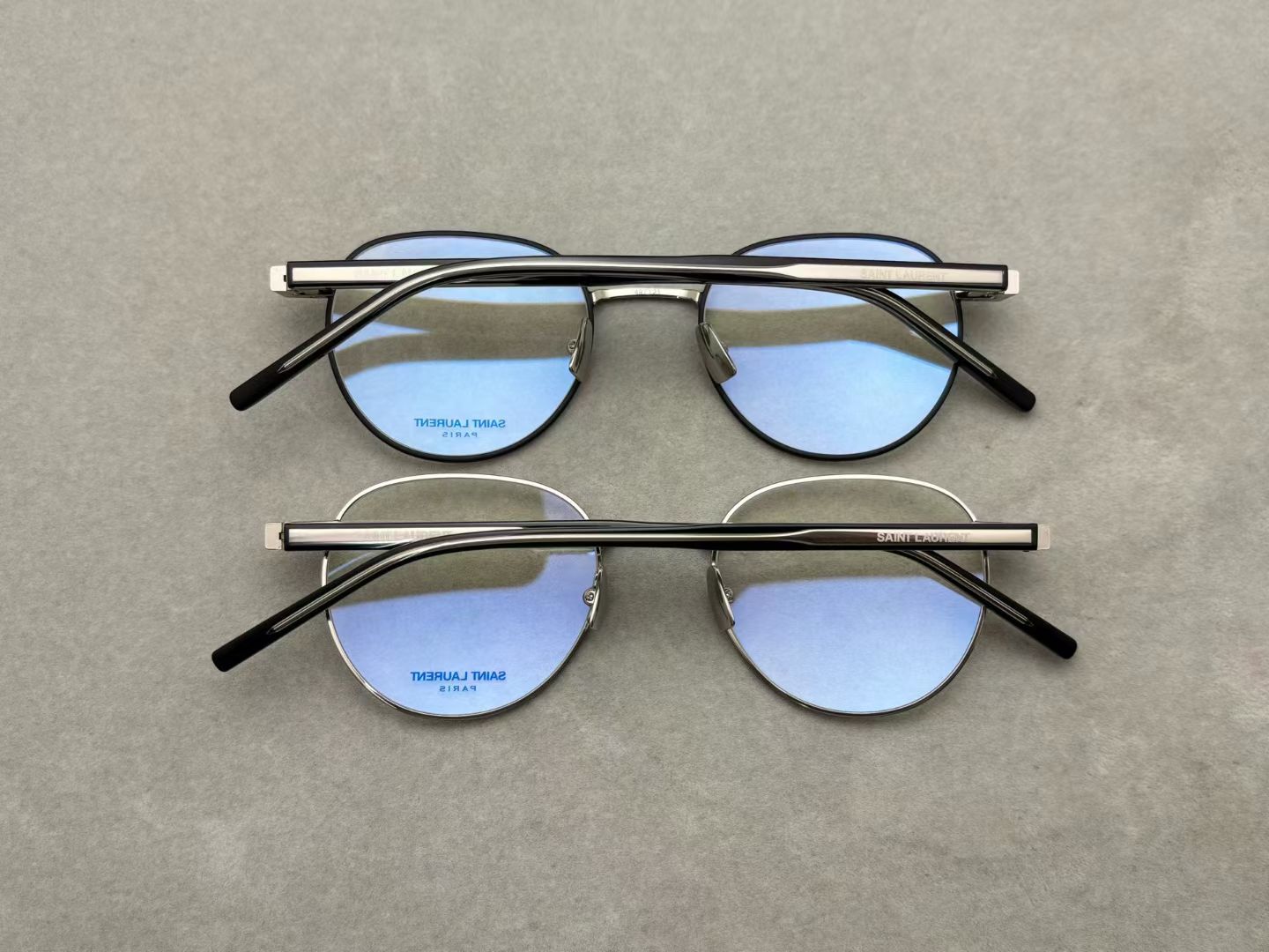 2025當季新品！正品 SAINT LAURENT 男女款眼鏡 size：49-21-145總寬138框高45