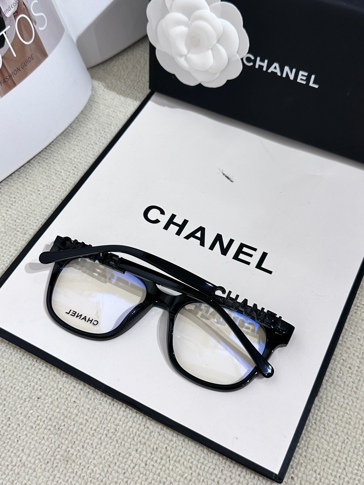 CHANEL CH0748黑白 可配度數眼鏡