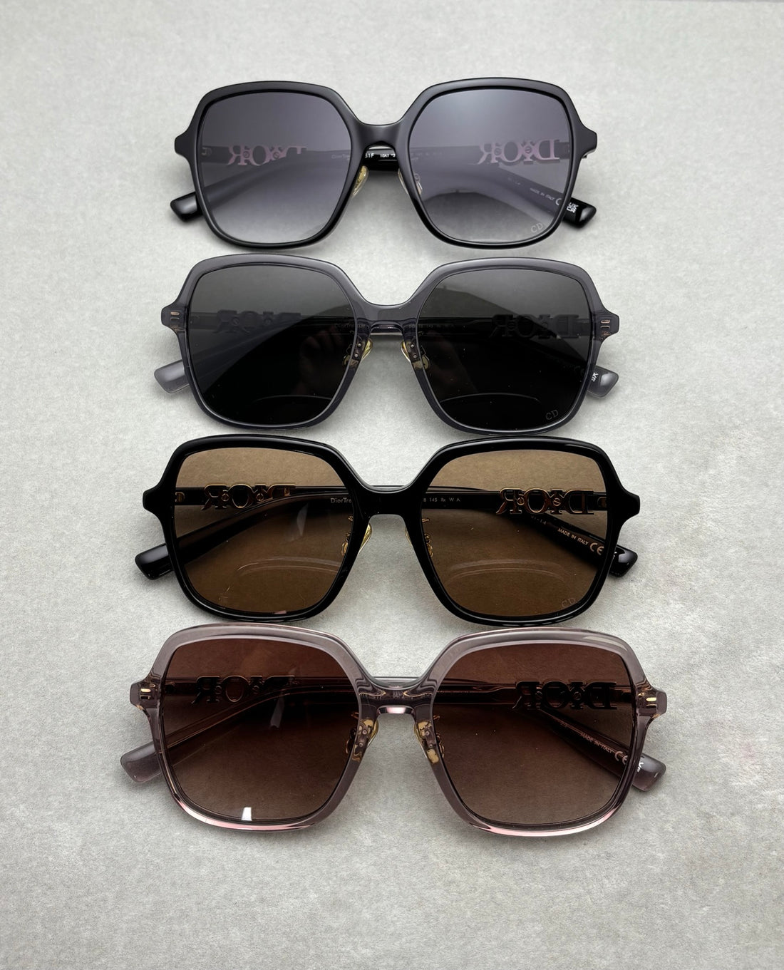 2025冬季新品DIOR 男女款太陽眼鏡 size：56-18-145