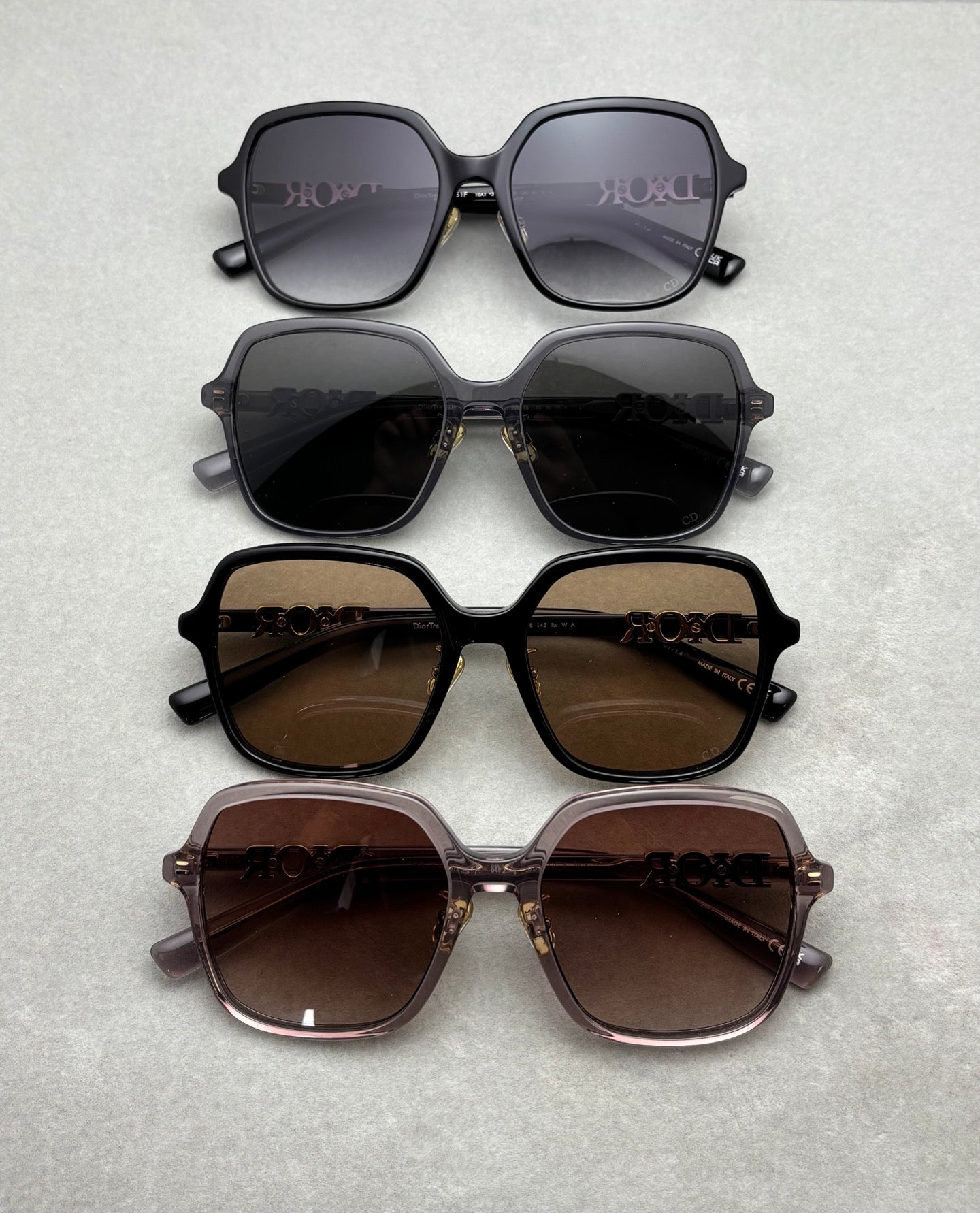 2025冬季新品DIOR 男女款太陽眼鏡 size：56-18-145