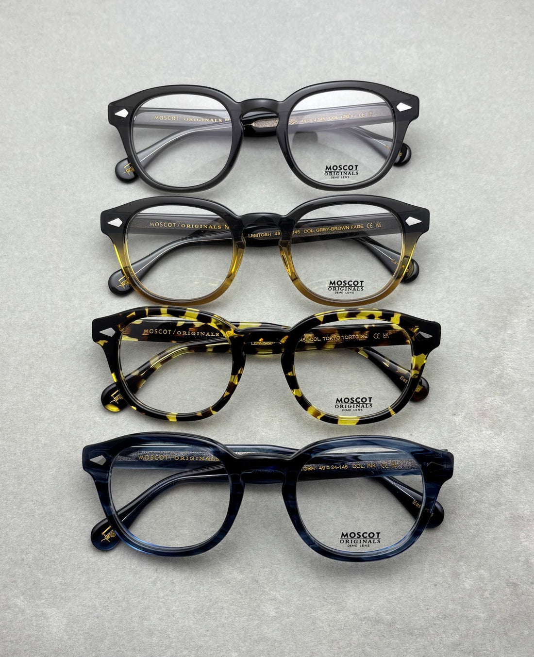 MOSCOT 男女款眼鏡框 size：49-24-145總寬143框高48